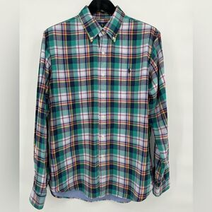 Ralph Lauren‎ Flannel Shacket Mens XL Plaid Preppy Academia Career EUC